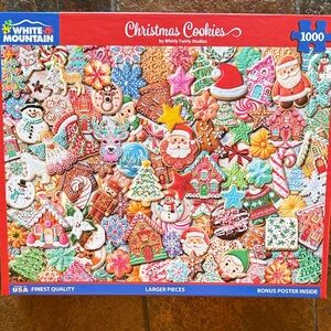 White Mountain Festive Christmas Cookies Puzzle